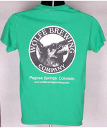 Wolfe Brewing Company Shirt-S-Green-Pagosa Springs CO-Craft Beer-It&#39;s Th... - £21.97 GBP