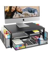 Desk Organizers And Accessories, 2-Tier Computer Monitor Stand For Desk,... - $45.19 CAD