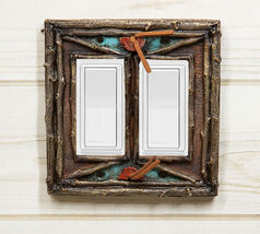 Pack of 2 Southwestern Tribal Navajo Branchwood Double Gang Rocker Wall ... - €22,27 EUR