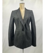 BCBG Maxazaria Hugh Blazer Dark Heather Grey DVBH589 Sz M - £36.15 GBP