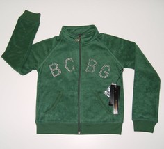 Bcbg Max Azria Girls Green Terry Jacket &amp; Pants sz 6 NWT $220 - $74.24