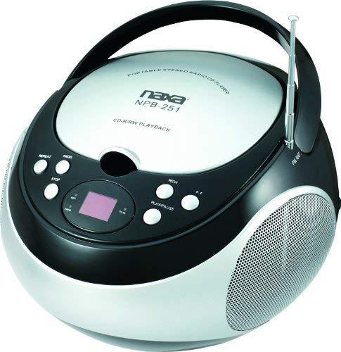 NAXA Electronics NPB-251BK Portable CD Player with AM/FM Stereo Radio - $51.11