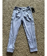 adidas Girls’ 3-Stripe Cuffed Mélange Jogger Blue Spark Size XS Pull On - $14.99