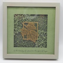 Hallmark Laser Cut In The Beauty of Nature Lies the Spirit of Hope Leave... - £31.29 GBP
