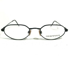 Emporio Armani Petite Eyeglasses Frames 140 706 Matte Black Wire Rim 49-19-135 - £52.14 GBP