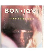 1985 Bon Jovi 7800 Fahrenheit Cassette Tape With Trading Card Hard Rock E93 - $461.10 MXN