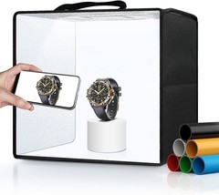 Glendan Light Box Photography, 10&quot;X10&quot; Photo Box With 88 High Color Rend... - £35.39 GBP