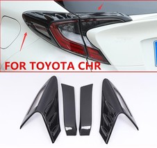 Car Styling Accessories 4PCS ABS Rear Tail Light Lamp Eyebrow Cover Decoration T - £141.96 GBP