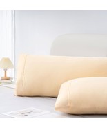King Size Pillowcases Ultra Soft 20&quot;X40&quot; Two Pillow Cases Per Set Envelo... - $6.79