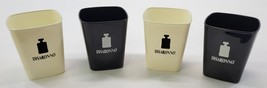 PP) Set of 4 Disaronno Amaretto Glass Liquor Cocktail Glasses Black &amp; White - $14.84