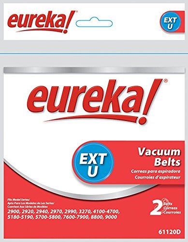 Eureka Vacuum Cleaner Belts Style U (2 Belts) - $8.27