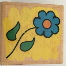 Stampabilities Stamp Daisy Flower on Stem Garden Whimsical Card Making Craft Art - £2.38 GBP