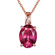 Elegant Vintage Oval Cut 7X9mm 14K Rose Gold Diamond Tourmaline Gemstone... - $774.19