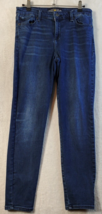 Lucky Brand Jeans Women Size 8 Blue Denim Pockets Belt Loops Straight Leg Logo - £17.90 GBP