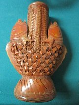Wicker Fishes Chinese VASE 8&quot; - £48.98 GBP