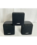 Lot of 3 Bose Acoustimass or Lifestyle Single Cube Wired Surround Speake... - £23.73 GBP