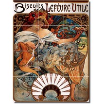 Alphonse Mucha Poster Art Painting Ceramic Tile Mural BTZ06566 - £94.51 GBP+