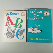 Dr Seuss Books 1960s Are You My Mother 1960 &amp; ABC 1963 Hard Covers - $9.98