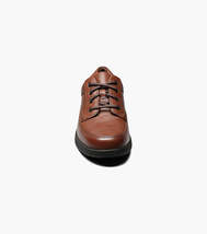 Nunn Bush Cam Moc Toe Oxford Work Shoes Cognac Tumbled 84694-222 image 3