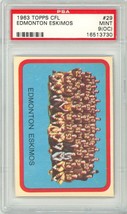 1963 Topps CFL Edmonton Eskimos #29 PSA 9 (OC) P1246 - £9.51 GBP