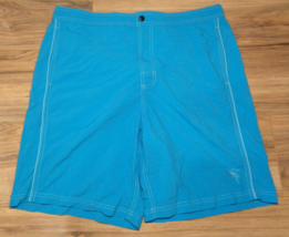 Caribbean Roundtree &amp; Yorke Size Large Turquoise New Swim Trunks Board S... - £54.43 GBP