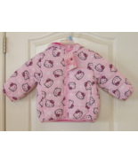 Hello Kitty Reversible Long Sleeve Hooded Jacket Pink Girls Sz 2T NWT - $21.29