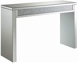Layton Rectangular Mirror Sofa Table By Coaster Home Furnishings In Silver And - £334.28 GBP