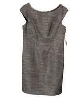 Laundry by Shelli Segal Black Metallic Lined Cocktail Dress Size 10 NWT $175 - £58.24 GBP