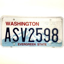  United States Washington Evergreen State Passenger License Plate ASV2598 - $14.85 CAD