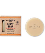 Olivina Men Classic Shave Soap Bourbon Cedar 3.15oz - £11.99 GBP