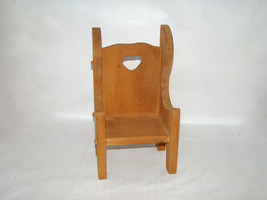 Handmade High Back Doll Chair, No Stain or Finish - £30.37 GBP