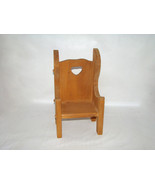 Handmade High Back Doll Chair, No Stain or Finish - $38.00