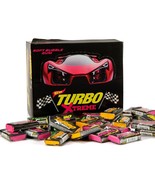 TURBO Xtreme Chewing Gum, Soft Bubble Gum, Sweet Retro Gift 100pcs x 4.5g - £18.15 GBP