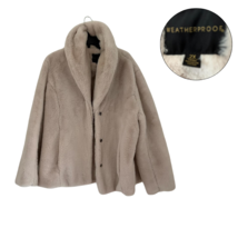 Weatherproof Faux Fur Jacket Women’s 2X Beige Plush Warm Winter Coat Exc... - $622.30 MXN
