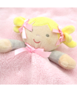 Blankets and Beyond Doll Blonde Pigtails Pink Lovey Plush Security Blank... - $205.41 MXN