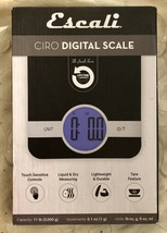Escali Ciro C115B Blue Backlit Digital Display Table Top Scale - £15.67 GBP