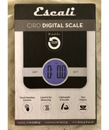 Escali Ciro C115B Blue Backlit Digital Display Table Top Scale - $19.95