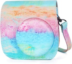 Phetium Instant Camera Case Compatible With Instax Mini 11,Pu Leather, Rainbow - £36.07 GBP