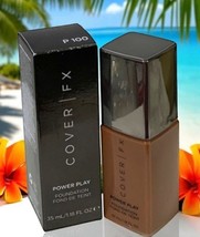 Cover FX Power Play Foundation P  100 Full Size 1.18 oz/35ml, Made in Italy - $17.81