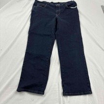 Zara Girls Jeans Blue Dark Wash Straight Fit 16 Short Petite - £18.82 GBP