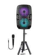 Dual Woofer 6.5 IN Bluetooth Rechargeable Portable Speaker LED Microphone - $1,240.44 MXN