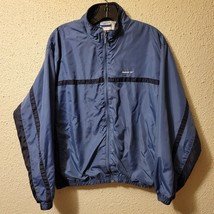 Vintage Women&#39;s Reebok Zip Up Windbreaker Running Jacket Size M - £22.04 GBP