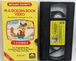 Richard Scarry 3 Stories Gingerbread Man, Goldilocks Bears, Pigs (VHS, 1... - £10.21 GBP