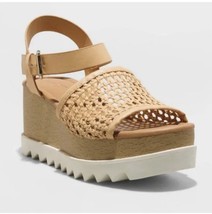 Universal Thread Alba Platform Memory Foam Sandals (Size 7 1/2) &quot;TAN&quot; ~ ... - $19.99