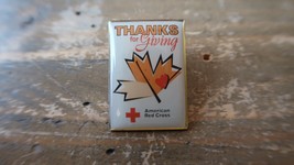 Vintage Thanksgiving American Red Cross Lapel Pin 2.5cm - £7.76 GBP