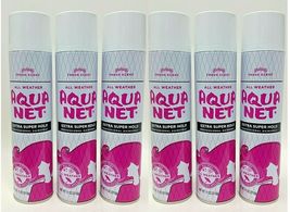 6x Aqua Net Extra Super Hold Professional Hair Spray All Weather FreshScent 11oz - £46.56 GBP