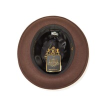 Men Bruno Capelo Hat Australian Wool soft Crushable Fedora Giovani Un101 Brown image 3