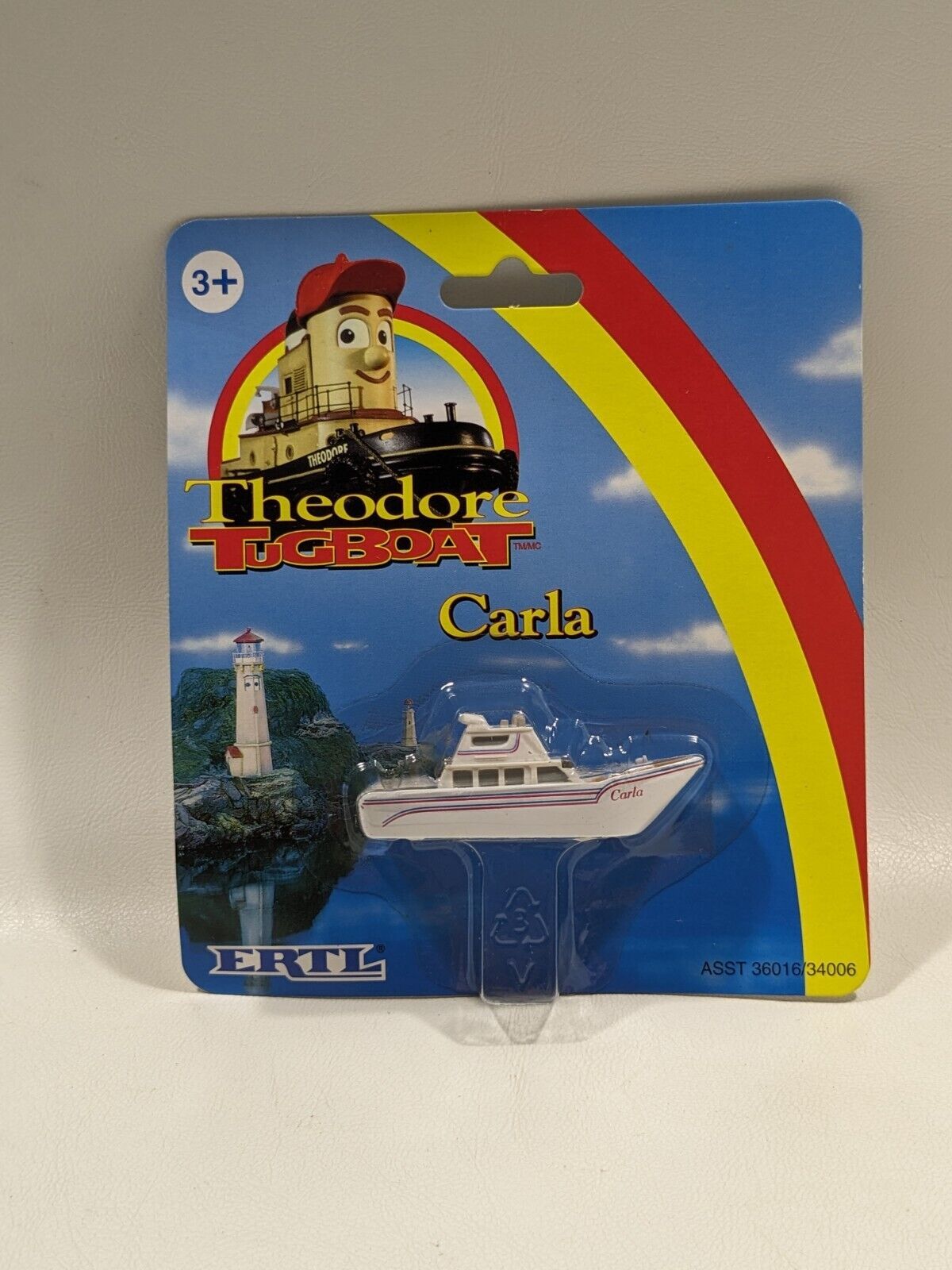 Primary image for Vintage ERTL 1998 Theodore TugBoat "Carla the Cabin Crusier" diecast New