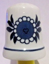 Blue Flower Thimble-New - £3.95 GBP