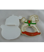 Vintage Hallmark Rocking Horse Pony + Rare Gibson Christmas Cat with Kitten - $18.98 CAD